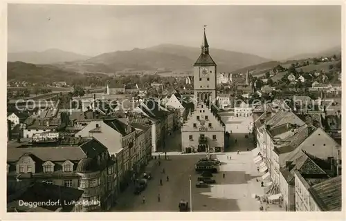 AK / Ansichtskarte Deggendorf_Donau Luitpoldplatz Deggendorf Donau