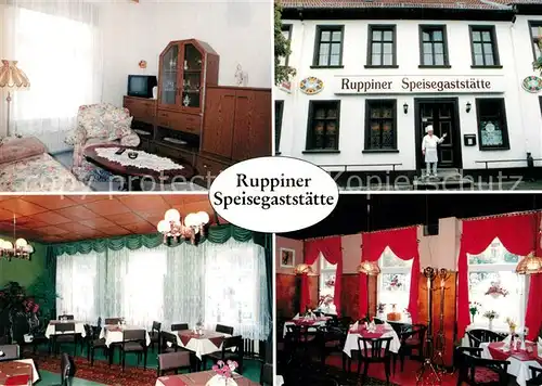 AK / Ansichtskarte Neuruppin Ruppiner Speisegaststaette Restaurant Neuruppin