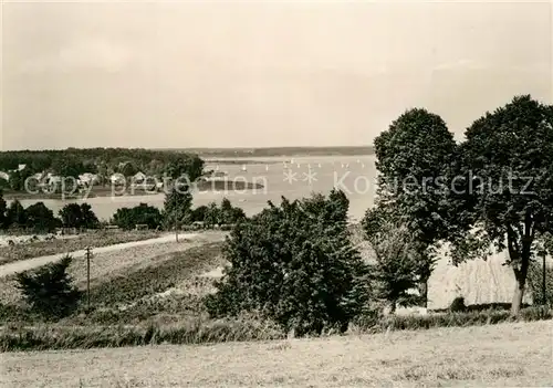 AK / Ansichtskarte Malchow Panorama Blick auf den Fleesensee Mecklenburgische Seenplatte Malchow