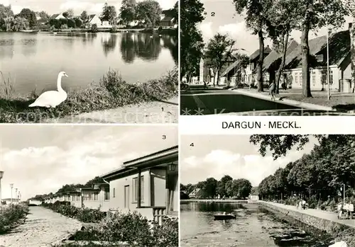 AK / Ansichtskarte Dargun_Mecklenburg Vorpommern Klostersee Schlossstrasse Feriensiedlung Uferpromenade Dargun