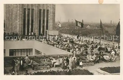 AK / Ansichtskarte Berlin Rudold Karstadt AG Terrasse Hermannplatz Berlin