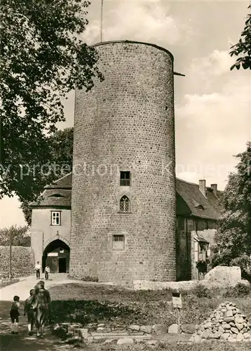 AK / Ansichtskarte Raben_Brandenburg Burg Rabenstein DJH Bergfried Raben Brandenburg