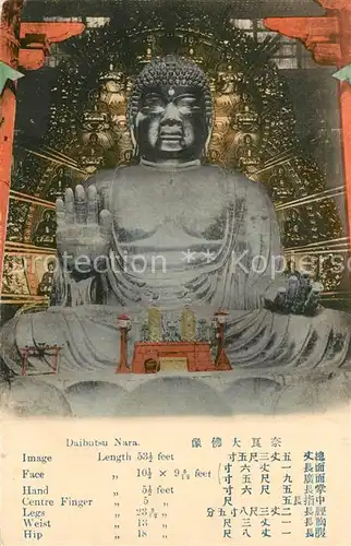 AK / Ansichtskarte Nara Daibutsu Nara