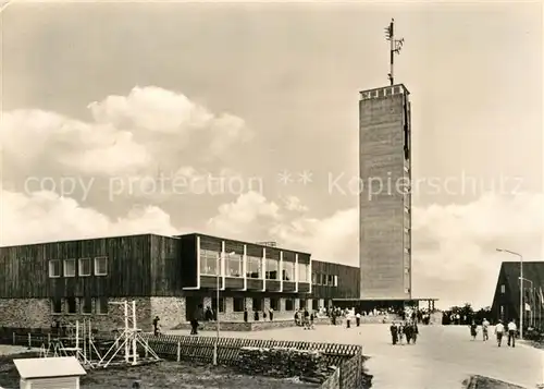 AK / Ansichtskarte Oberwiesenthal_Erzgebirge HO Gaststaette Fichtelberghaus Oberwiesenthal Erzgebirge