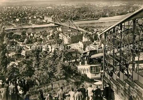 AK / Ansichtskarte Dresden Fliegeraufnahme Loschwitz Blasewitz Dresden