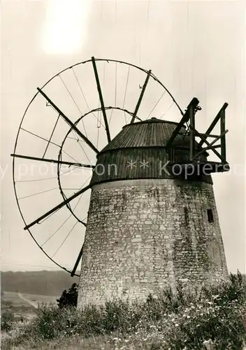 AK / Ansichtskarte Eckartsberga Historische Windmuehle Eckartsberga