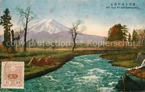 AK / Ansichtskarte Mount_Fuji Katsuragawa Mount_Fuji