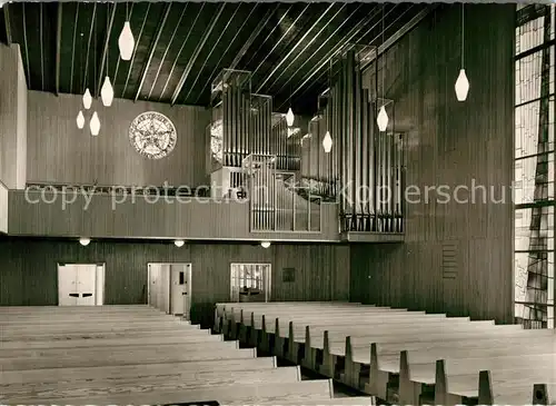 AK / Ansichtskarte Berlin Schuke Orgel Kaiser Friedrich Gedaechtniskirche Architekt Prof. Lemmer Berlin