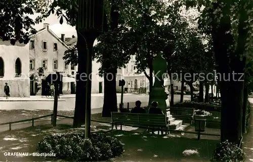 AK / Ansichtskarte Grafenau_Niederbayern Stadtplatz Grafenau Niederbayern