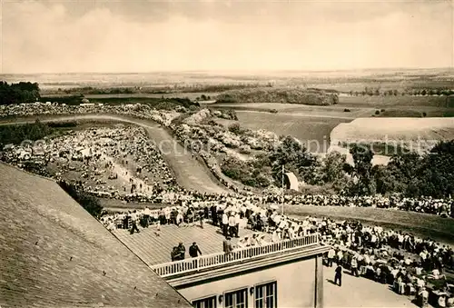 AK / Ansichtskarte Teterow_Mecklenburg_Vorpommern Bergring Autorennen Nordkurve Teterow_Mecklenburg