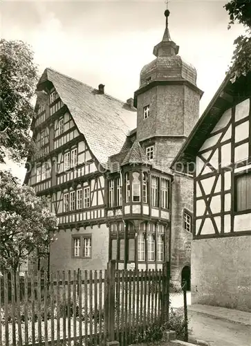 AK / Ansichtskarte Gorsleben_Artern Schieferhof Fachwerk Gorsleben_Artern