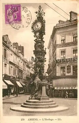 AK / Ansichtskarte Amiens Horloge Rue des Vergeaux Amiens