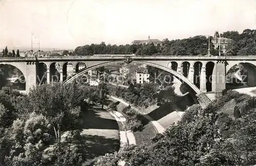 AK / Ansichtskarte Luxembourg_Luxemburg Pont Adolphe Vallee de la Petrusse Luxembourg Luxemburg