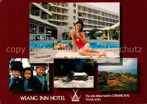 AK / Ansichtskarte Chiang_Rai Wiang Inn Hotel Swimming Pool Landschaftspanorama Wildwasser Chiang_Rai