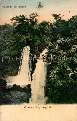 AK / Ansichtskarte Parana Cascada del Iguazu Wasserfaelle Parana