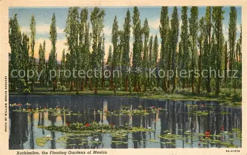 AK / Ansichtskarte Xochimilco Floating Gardens Xochimilco