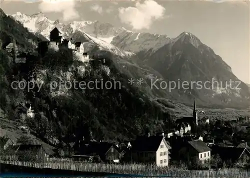 AK / Ansichtskarte Liechtenstein  Schloss Vaduz 