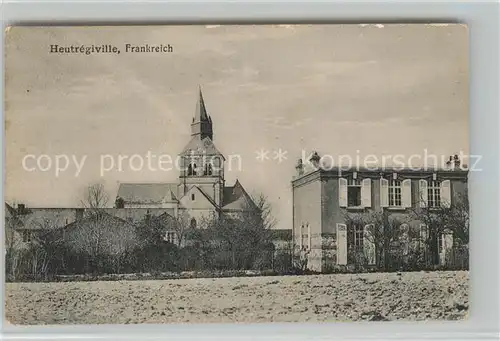 AK / Ansichtskarte Heutregiville Kirchenpartie Heutregiville