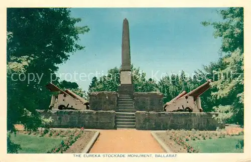 AK / Ansichtskarte Ballarat Eureka Stockade Monument Ballarat