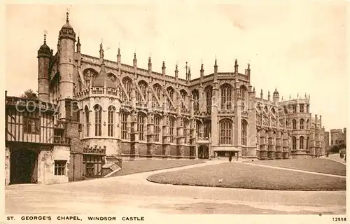 AK / Ansichtskarte Windsor_Castle Georges Chapel Windsor_Castle