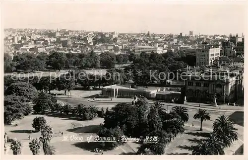 Sydney_New_South_Wales View of Domain Sydney_New_South_Wales