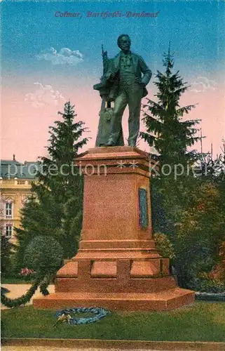 Colmar_Haut_Rhin_Elsass Bartholdi Denkmal Colmar_Haut_Rhin_Elsass