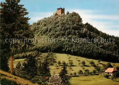 Lahr_Baden Burgruine Hohengeroldseck Schwarzwald Lahr_Baden