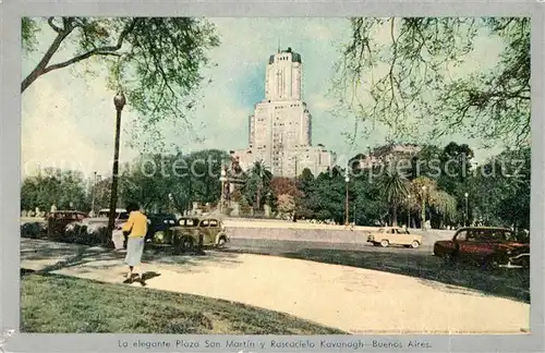 Buenos_Aires Plaza San Martin Rascacielo Kavanagh Buenos Aires