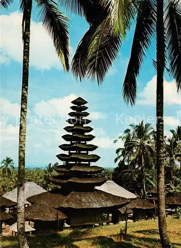 Bangli_Indonesien Eleven Pagoda roofed Meru of the Temple of Kehen Bangli Indonesien