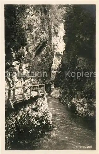 Bled Vintgarklamm Schlucht Bled