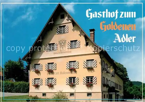 AK / Ansichtskarte Weitnau Gasthof zum Goldenen Adler Weitnau