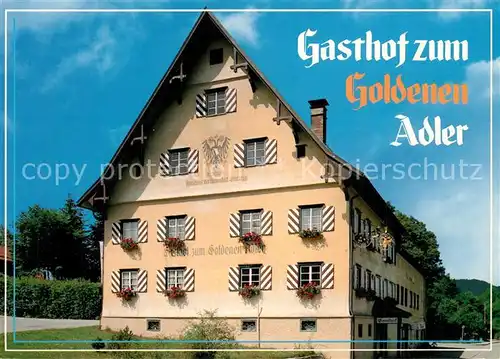 AK / Ansichtskarte Weitnau Gasthof zum Goldenen Adler Weitnau