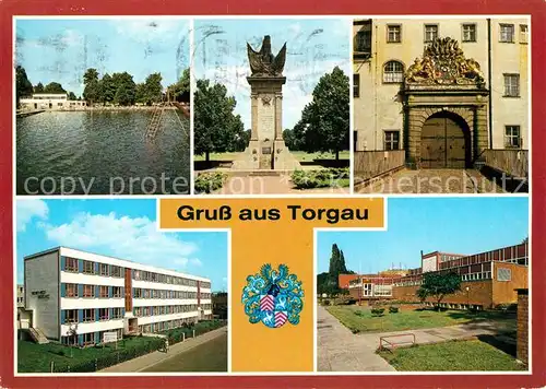 Torgau Strandbad Denkmal Schloss Hartenfels Schule Hallenbad Torgau