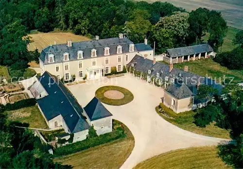 Noyant Le Plessis au Mairie vue aerienne Noyant