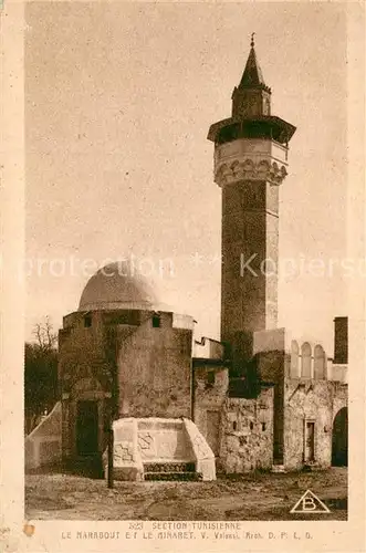 Tunis Marabout Minaret Tunis