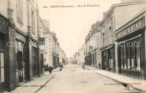 Craon_Mayenne Rue du Pont Neuf Craon Mayenne