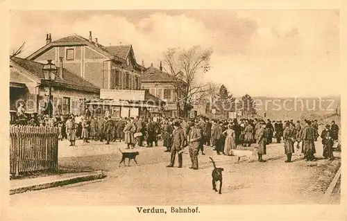 Verdun_Meuse Bahnhof Soldaten Verdun Meuse