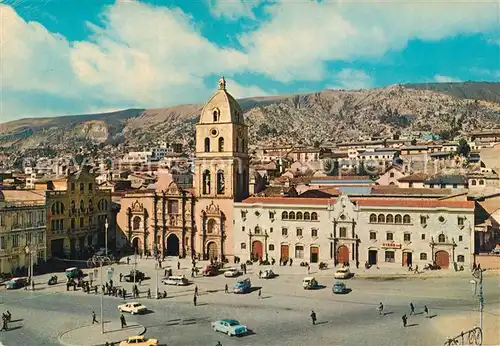 AK / Ansichtskarte La_Paz_Bolivia Iglesia San Francisco La_Paz_Bolivia