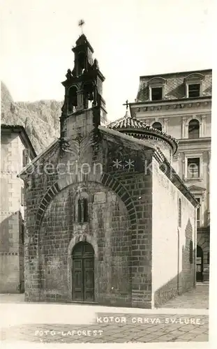 AK / Ansichtskarte Kotor_Montenegro Crkva Sv Luke Kirche Kotor Montenegro