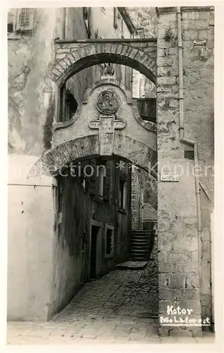 AK / Ansichtskarte Kotor_Montenegro Gasse Kotor Montenegro