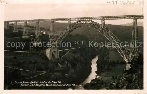 AK / Ansichtskarte Saint Flour_Cantal Viaduc de Garabit  Saint Flour Cantal