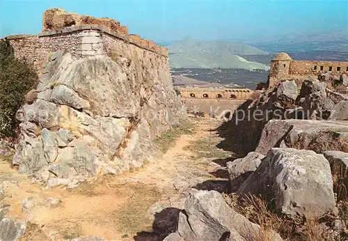 AK / Ansichtskarte Nauplia_Nauplion Teil der Palamidi Festung Nauplia Nauplion