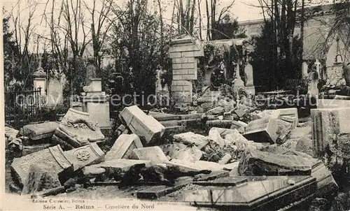 AK / Ansichtskarte Reims_Champagne_Ardenne Cimeti?re du Nord Reims_Champagne_Ardenne