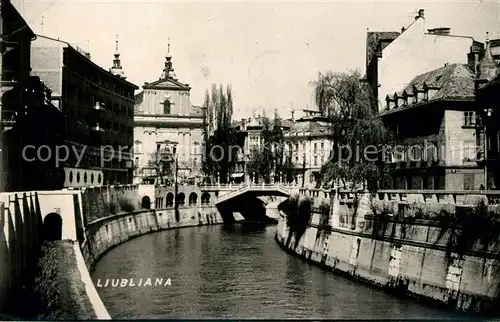 AK / Ansichtskarte Ljubljana_Laibach Kanal 