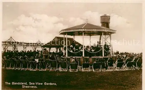 AK / Ansichtskarte Sheerness_on_Sea The Bandstand See Views Gardens Sheerness_on_Sea