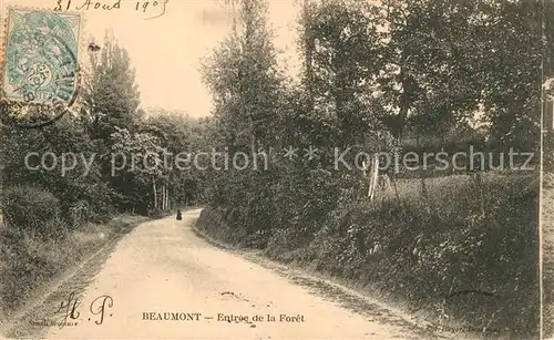 AK / Ansichtskarte Beaumont sur Oise Entree de la Foret Beaumont sur Oise