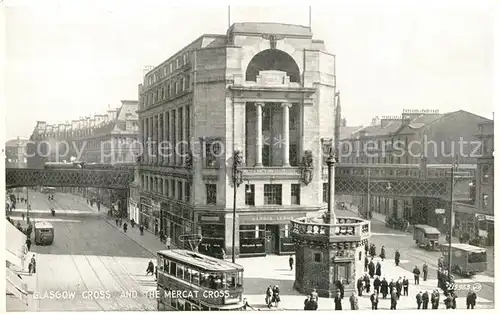 AK / Ansichtskarte Glasgow Cross and the Mercat Cross Glasgow