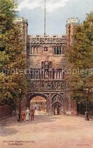 AK / Ansichtskarte Cambridge_Cambridgeshire Gateway Trinity College Cambridge Cambridgeshire