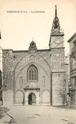 AK / Ansichtskarte Perpignan Cathedrale Perpignan