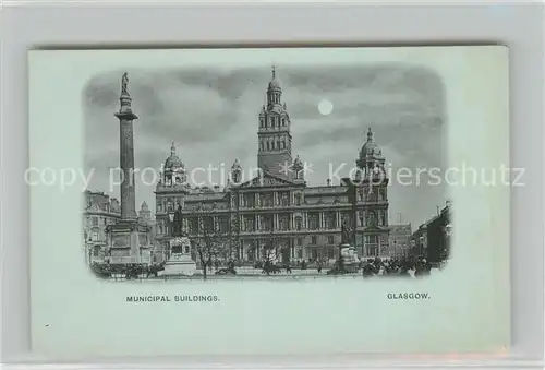 AK / Ansichtskarte Glasgow Municipal Buildings Glasgow